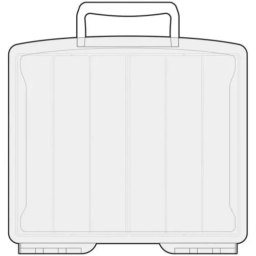 We R Washi Translucent Plastic Storage Bin 14"X13"X4.375" Case - Postage as per Actual