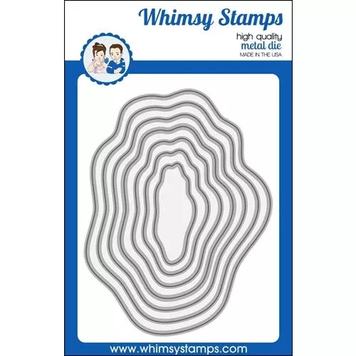 Whimsy Stamps Wavy Nested Frames Dies wsd382