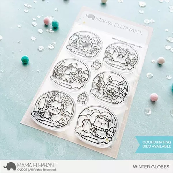 Winter Globes - Clear Stamps - Mama Elephant