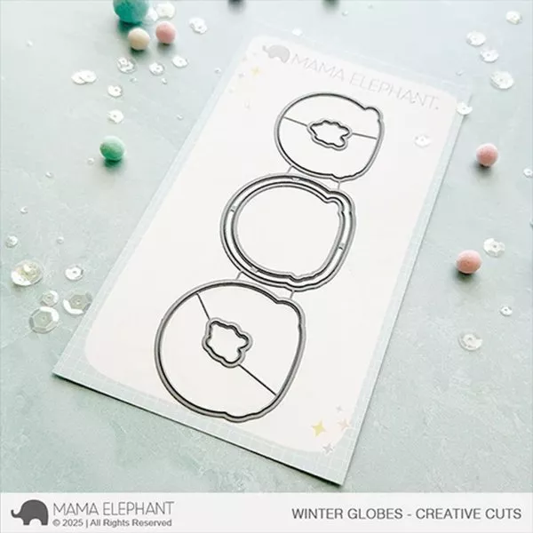Winter Globes - Creative Cuts - Dies - Mama Elephant