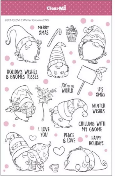 Winter Gnomes - Clear Stamps - Impronte D'Autore