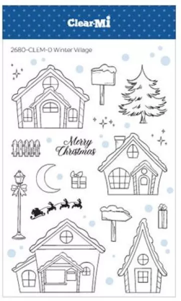 Winter village - Clear Stamps - Impronte D'Autore