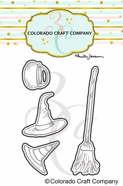 Witch Accessories Mini - Dies - Colorado Craft Company
