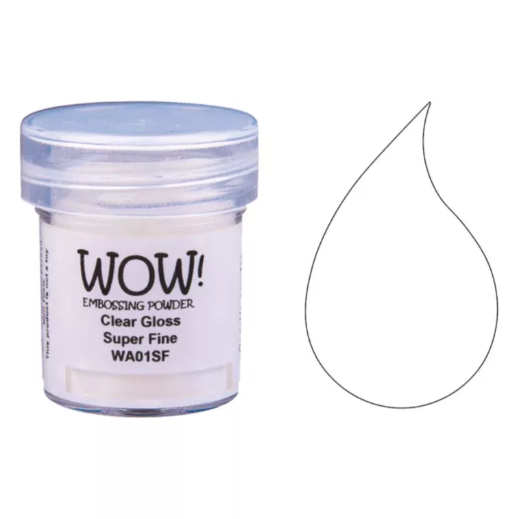 WOW Embossing Powder Clear Gloss Super Fine wa01sf