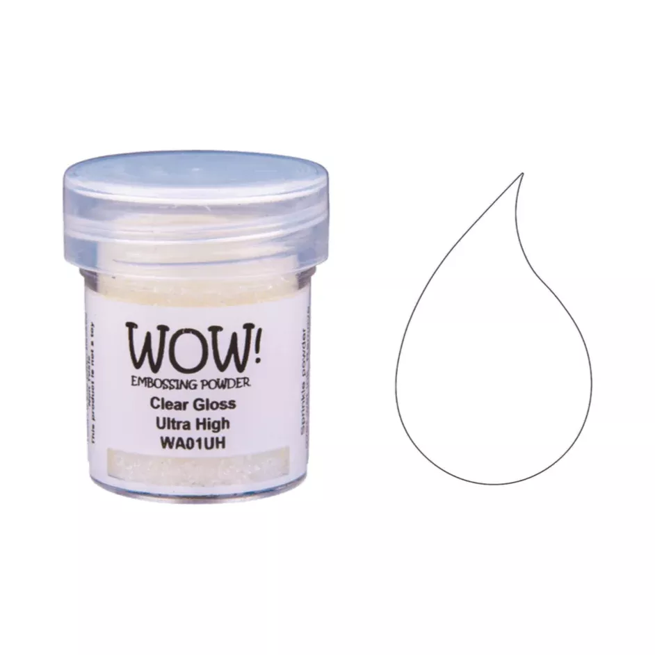 WOW Embossing Powder Clear Gloss Ultra High wa01uh