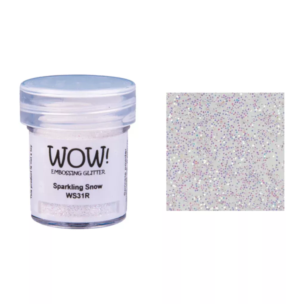 WOW Embossing Powder Glitter Sparkling Snow Regular ws31r