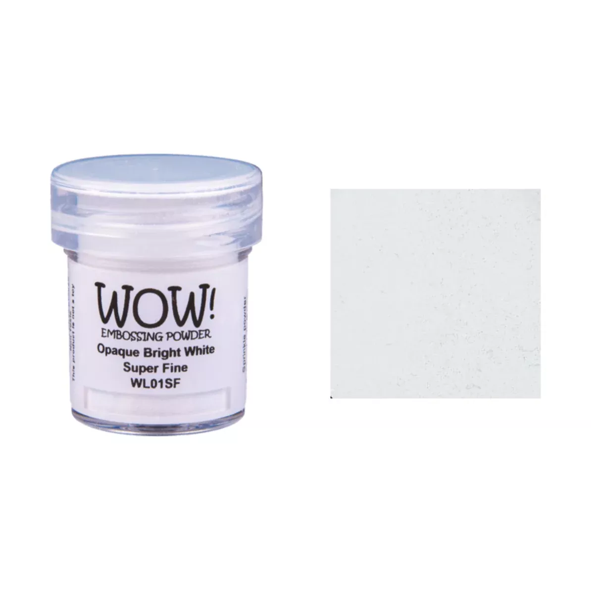 WOW Embossing Powder Opaque Bright White Super Fine wl01sf