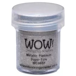 WOW! - Embossing Powder - Super Fine - Metallic Platinum
