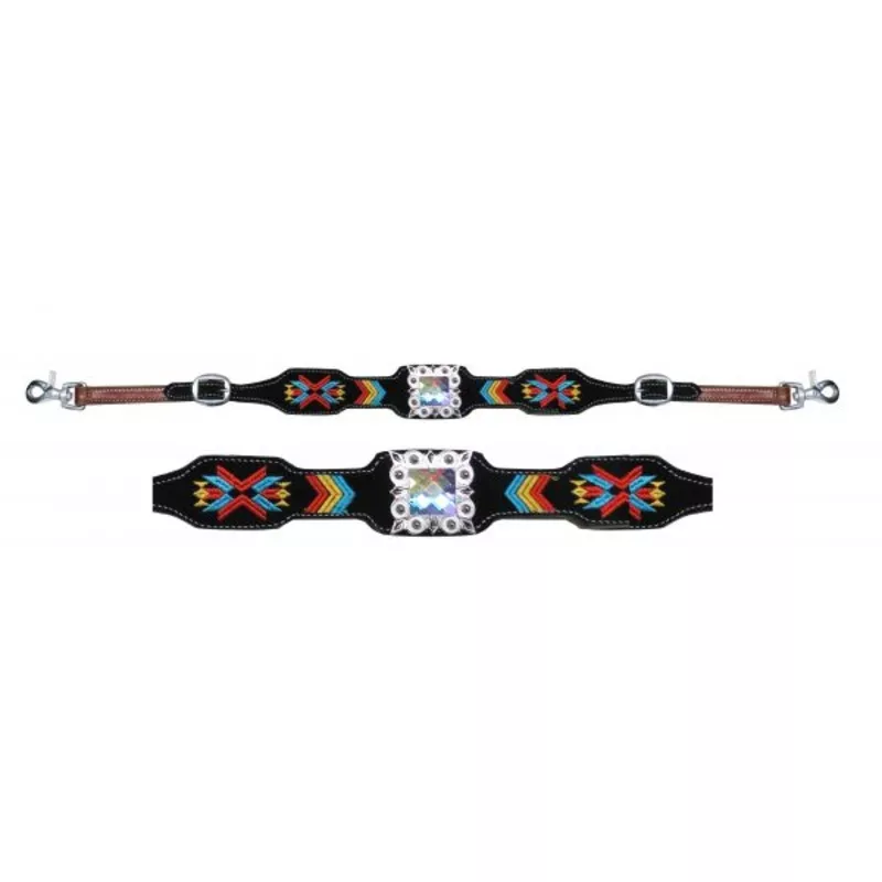 #WS-01: Showmanembroidered wither strap