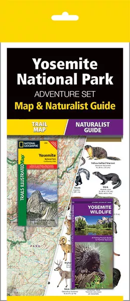 Yosemite National Park Adventure Set - Folding Pocket Guide
