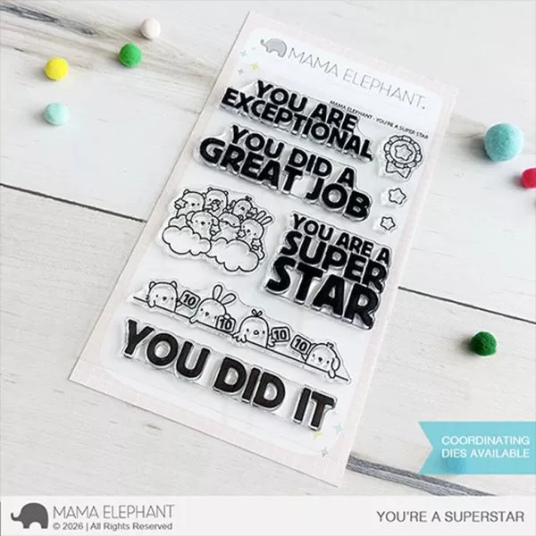 You're A Superstar - Stamp & Die Bundle - Mama Elephant