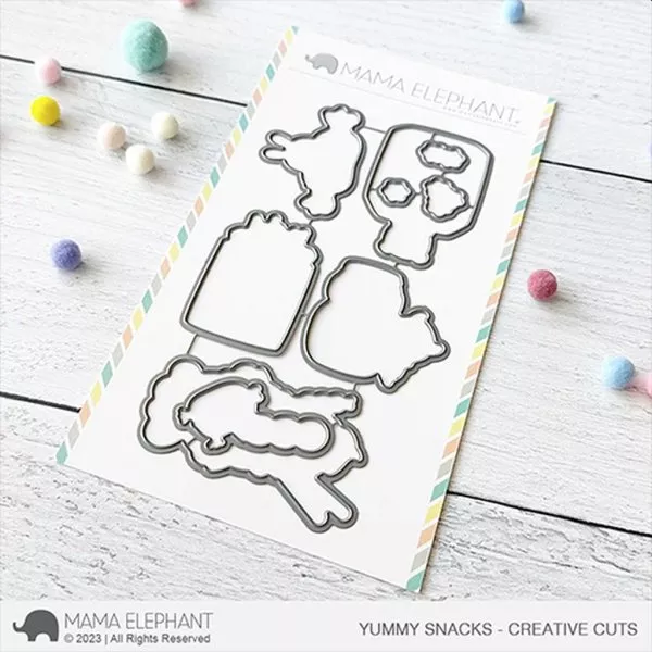 Yummy Snacks - Creative Cuts - Dies - Mama Elephant