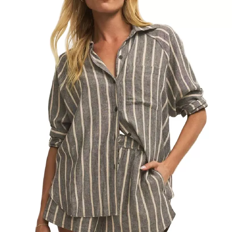 Z Supply Perfect Linen Striped Top