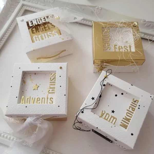 Zusatzschriften Mini Nr.425 / Weihnachten - Die Set - FarbTon Papier